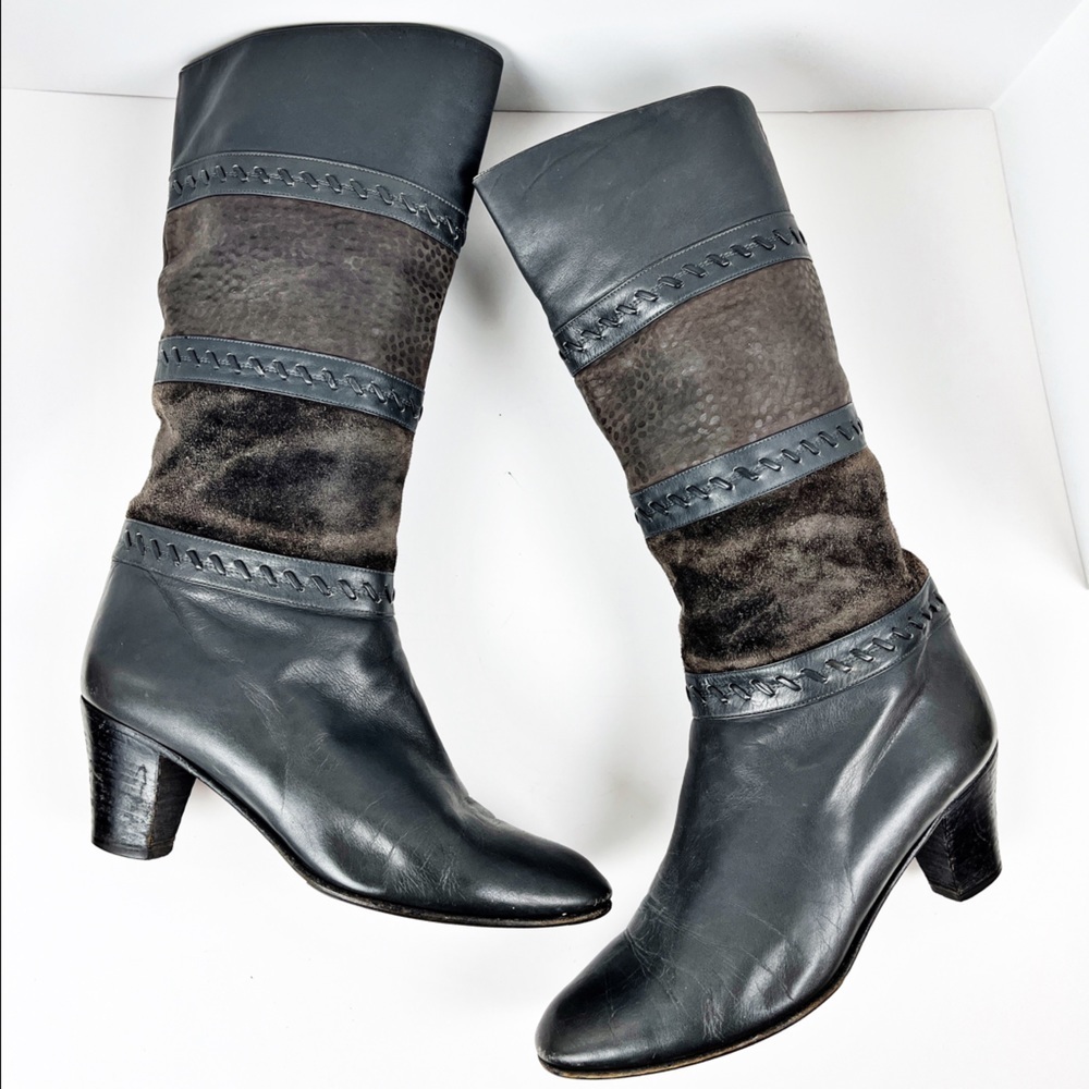2/$30 Vero Curio Woven Leather Boots 38